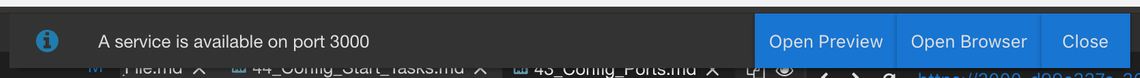 Ports Notification