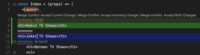 Git Merge Conflicts