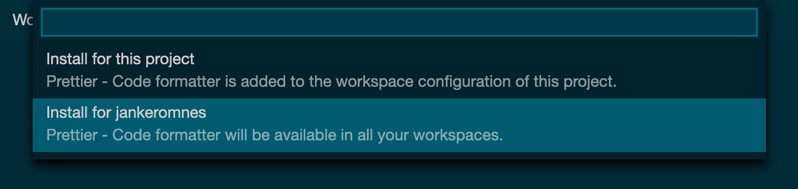 install extension for user install extension for user