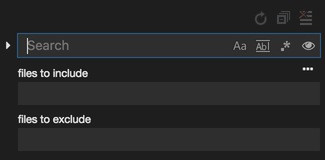 Search View Advanced Options