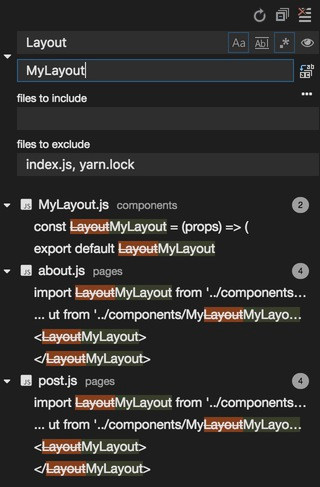 Search and Replace in Action