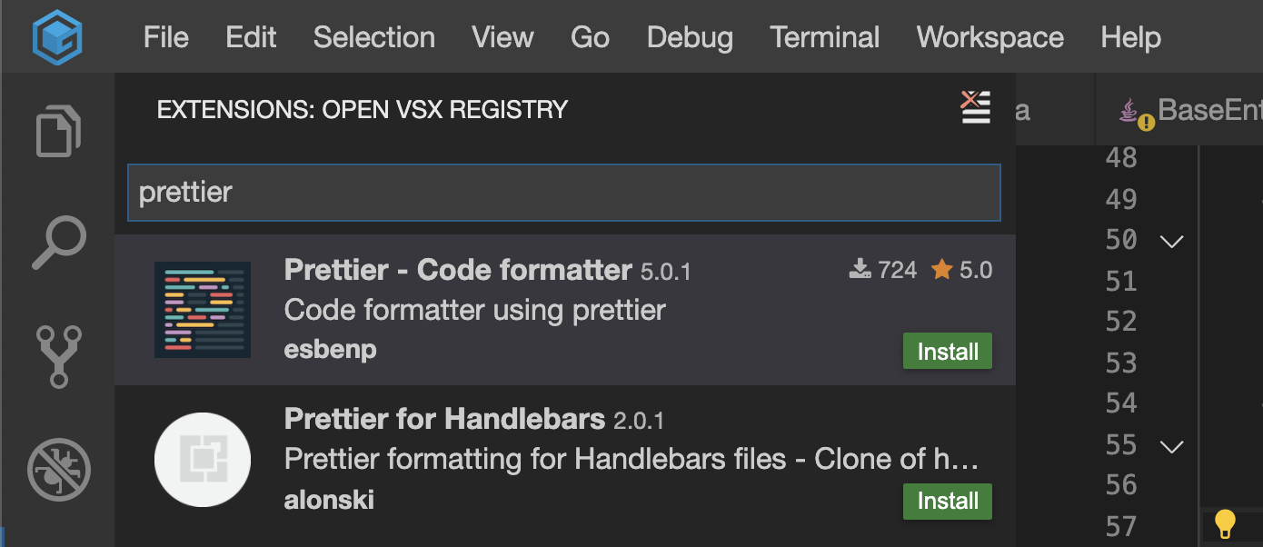 VS Code Extensions